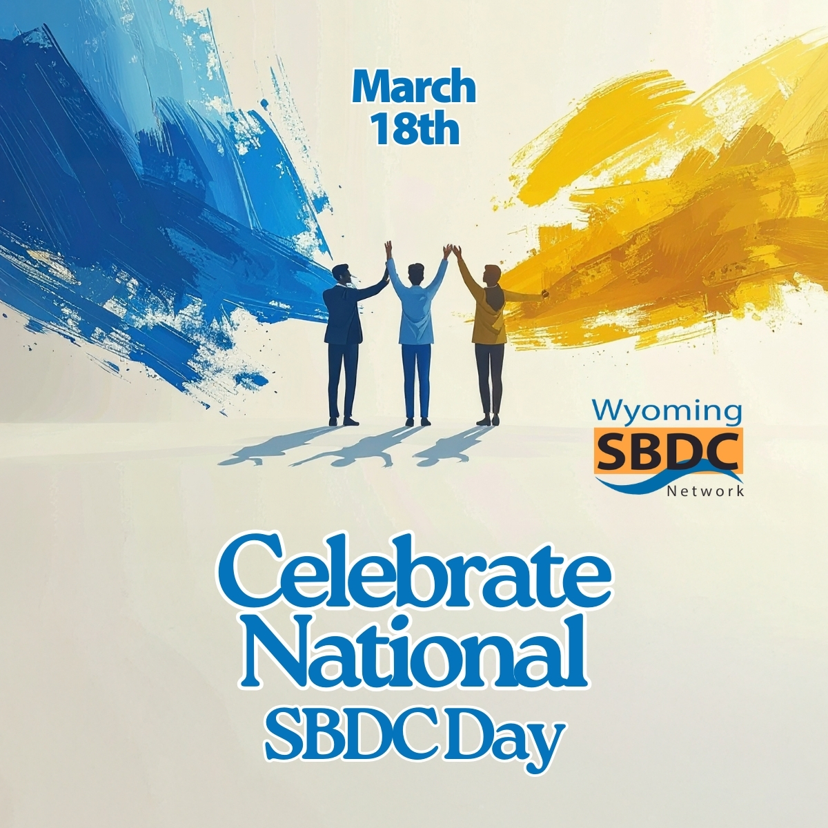 SBDC Day Graphic people celebrating