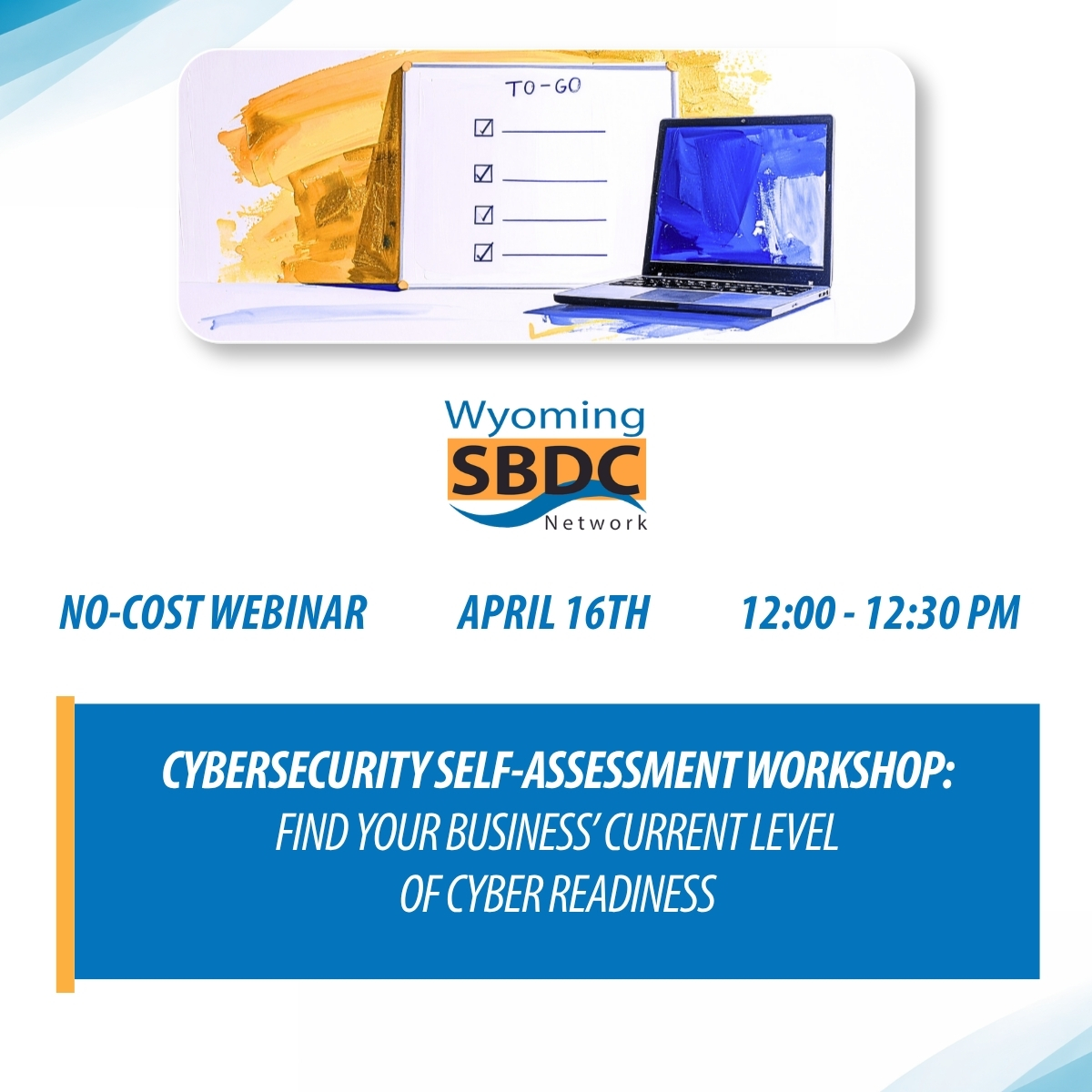 A checklist next to a laptop