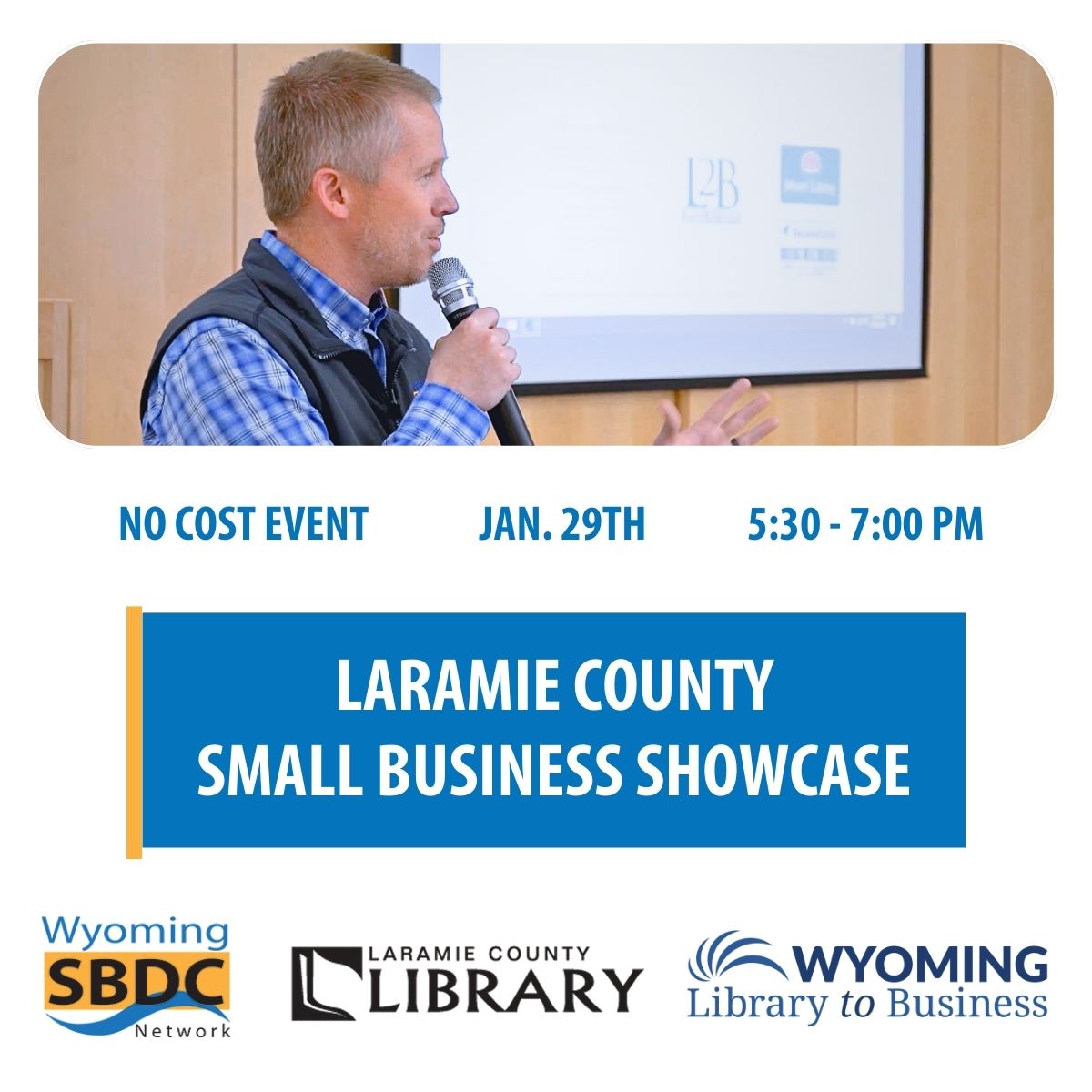 regional director Kenny Overby at a previous event speaking into a microphone