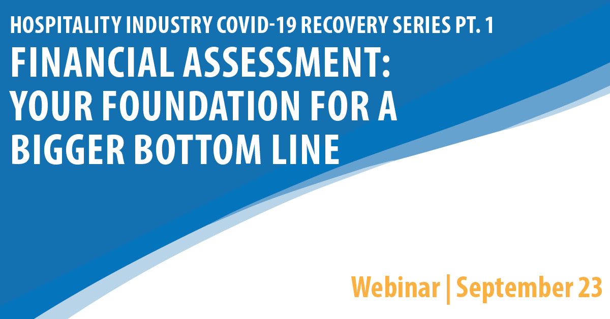 COVID 19 Recovery for the Hospitality Industry Webinar Series Part 1