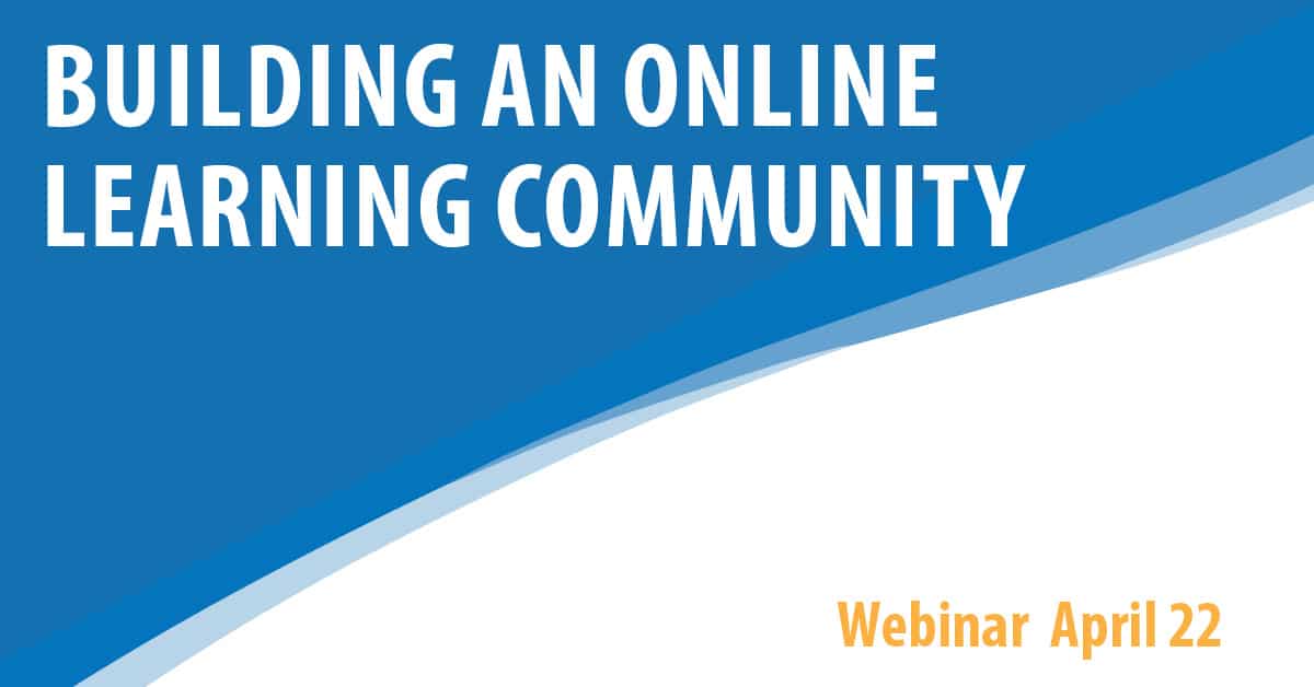 Building An Online Learning Community